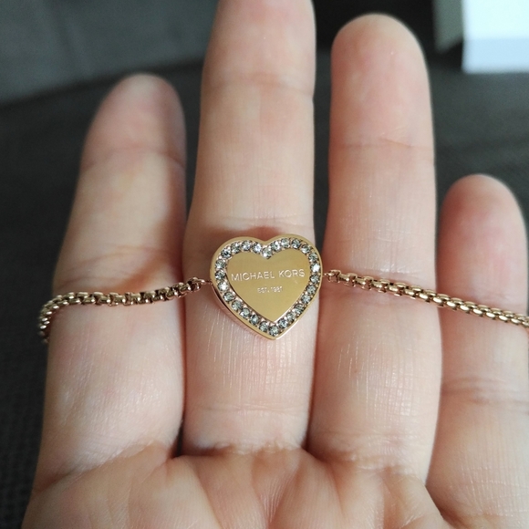 ✨️HP✨️ Michael Kors Rose🌹 Gold💛 Heritage Heart Set - NIB - Picture 3 of 15